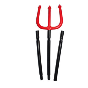 NEW Halloween Pitchfork One Size Red Black